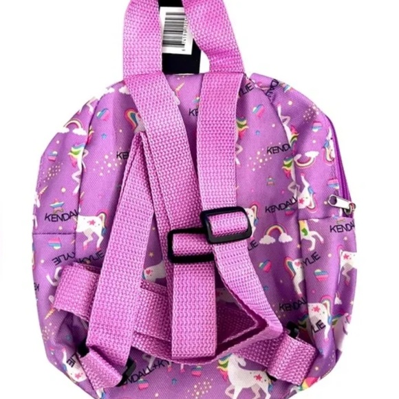 Kendall and Kylie Purple multi Unicorn Backpack 8” x 8.5” x 3” - Picture 1 of 2